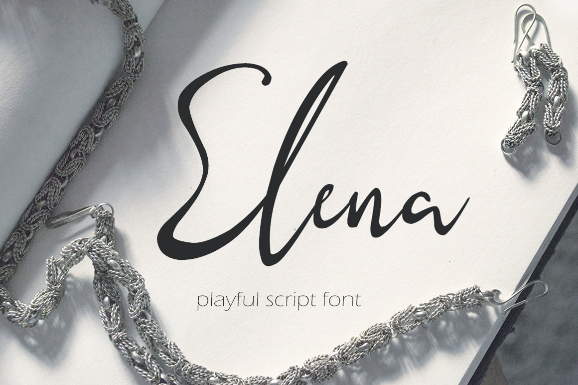 Elena - playful script otf,ttf Free Download