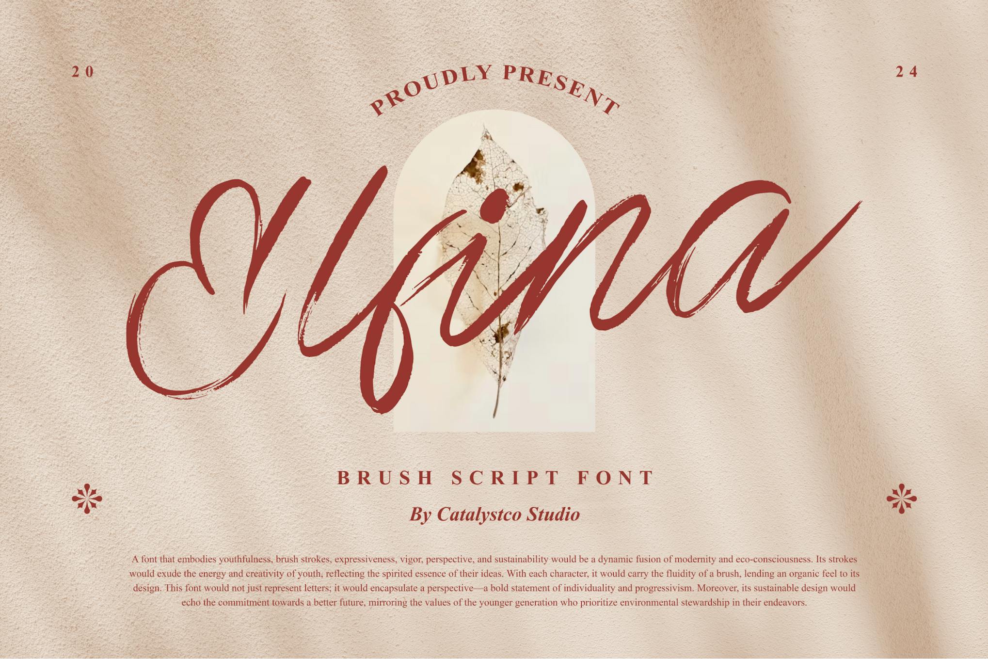 Elfina Brush Script Font Free Download