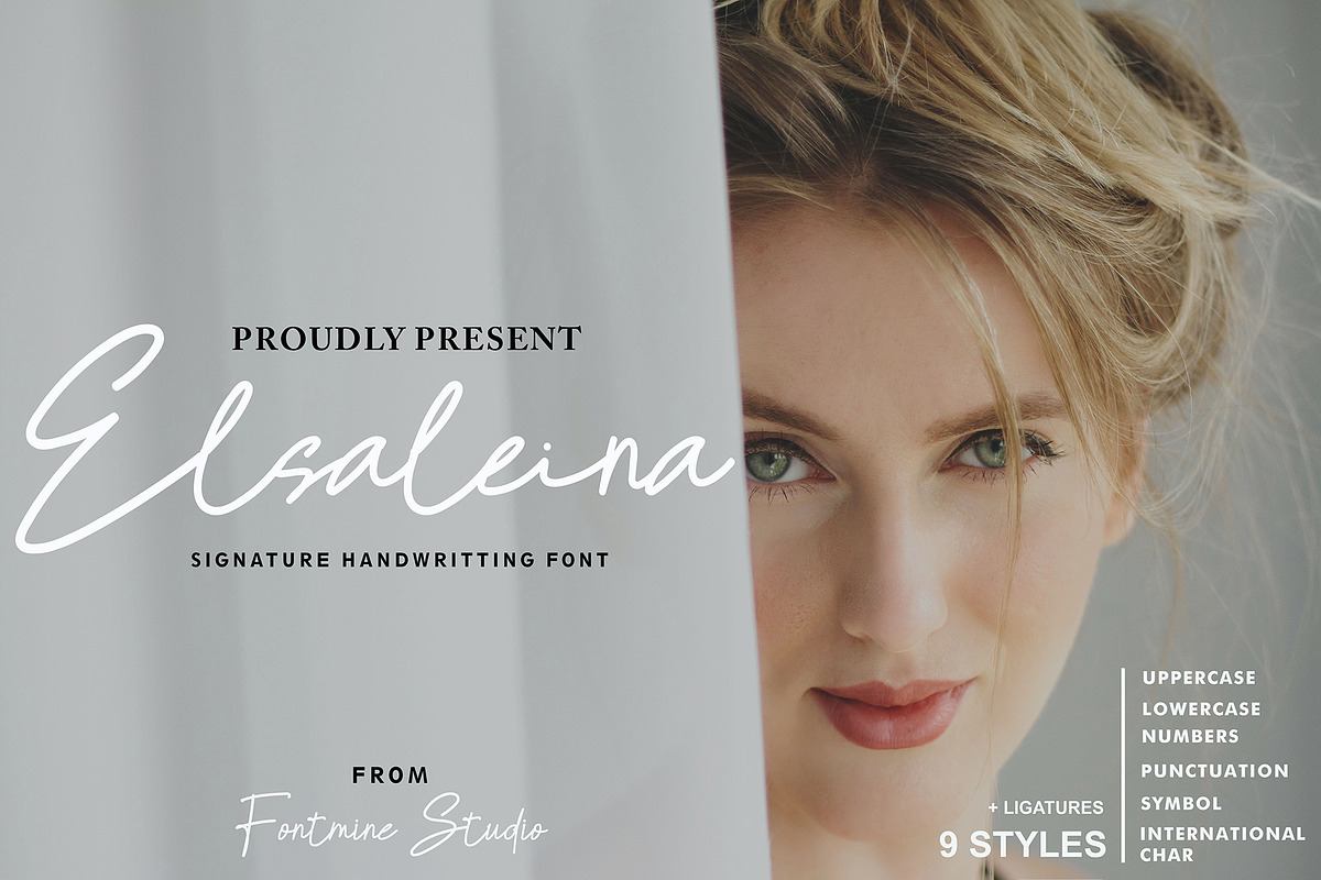 Elsaleina Stylist Handwritting Font Free Download Free Download