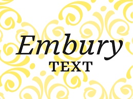 Embury Text Font Free Download