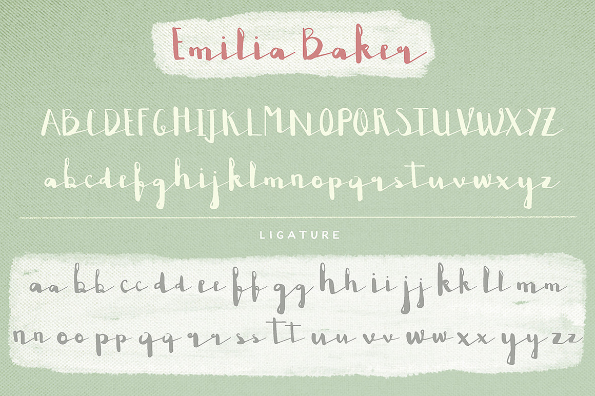 Emilia Baker Script Font Free Download