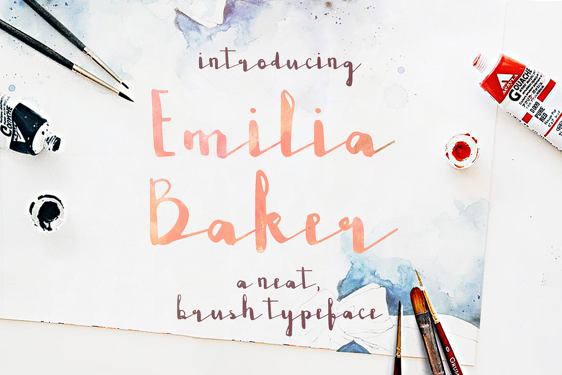 Emilia Baker Script Font Free Download