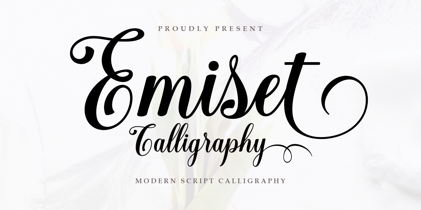 Emiset Calligraphy Free Download Free Download