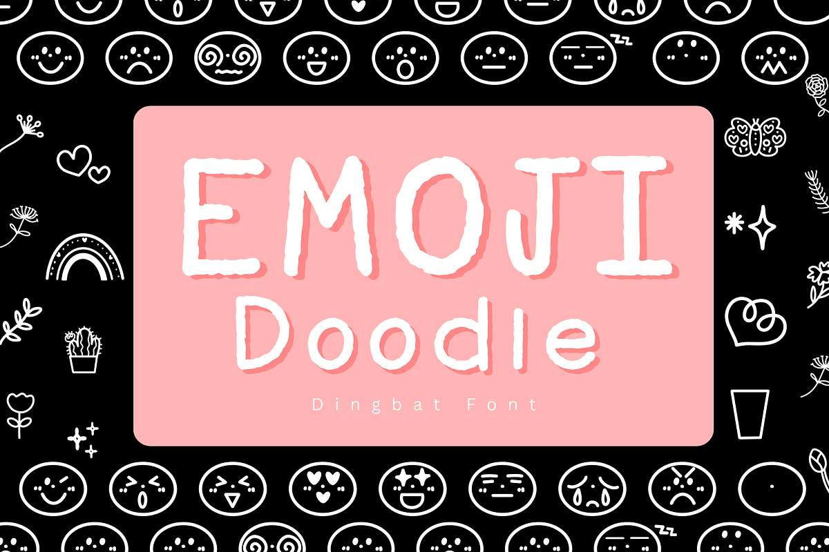 Emoji Doodle - Dingbat Font Free Download Free Download