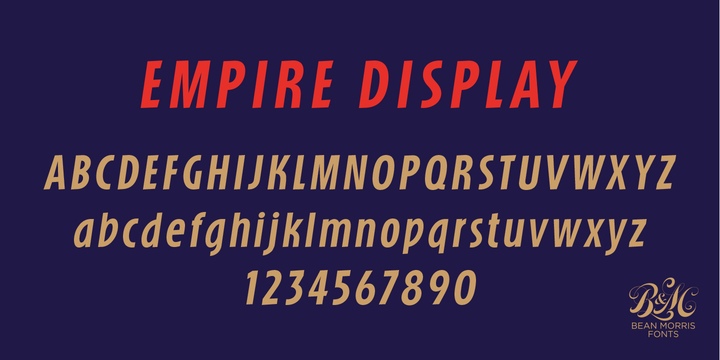 Empire Display Font Free Download