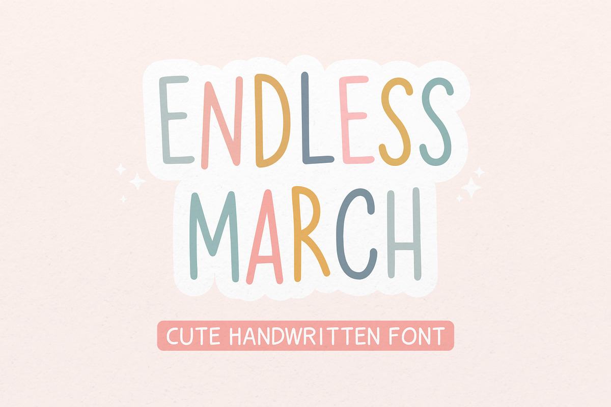 Endless March Font - Bold Font Free Download Free Download