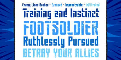 Enemy Lines Font
