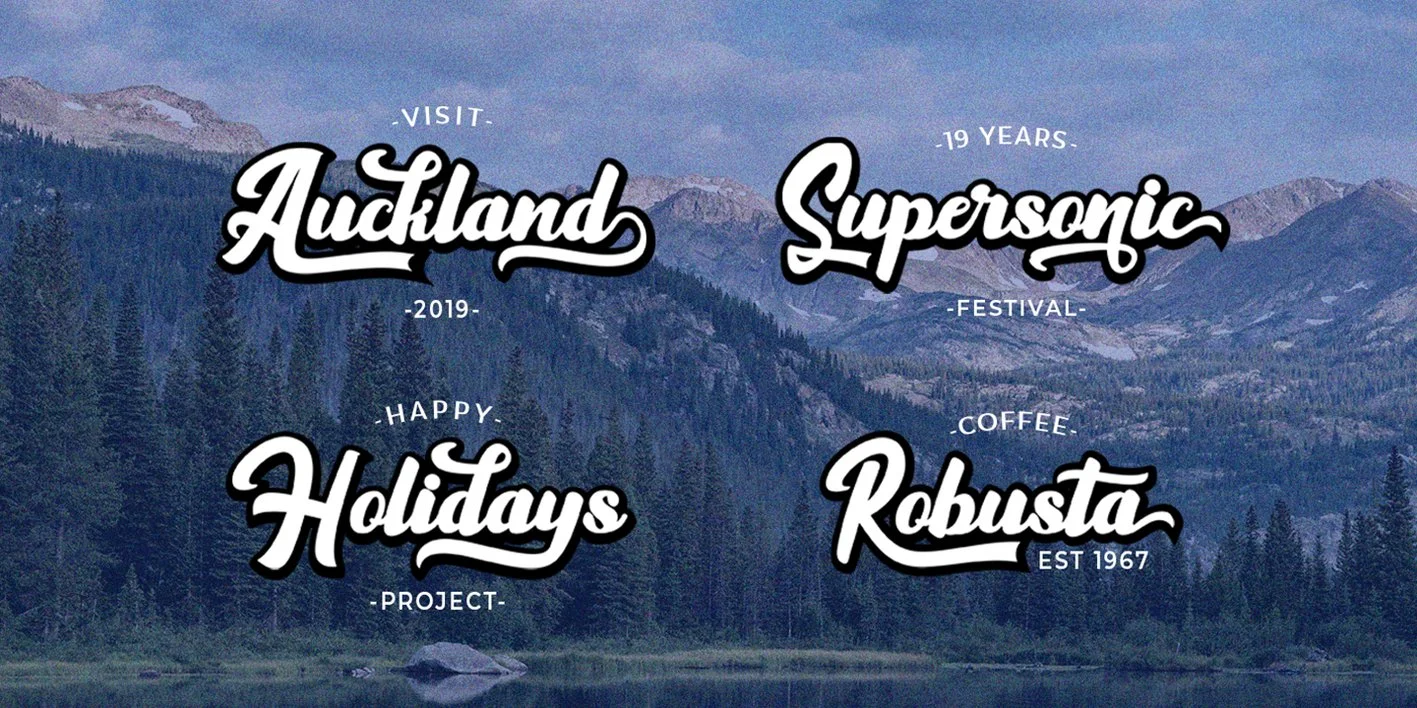 England Script Font