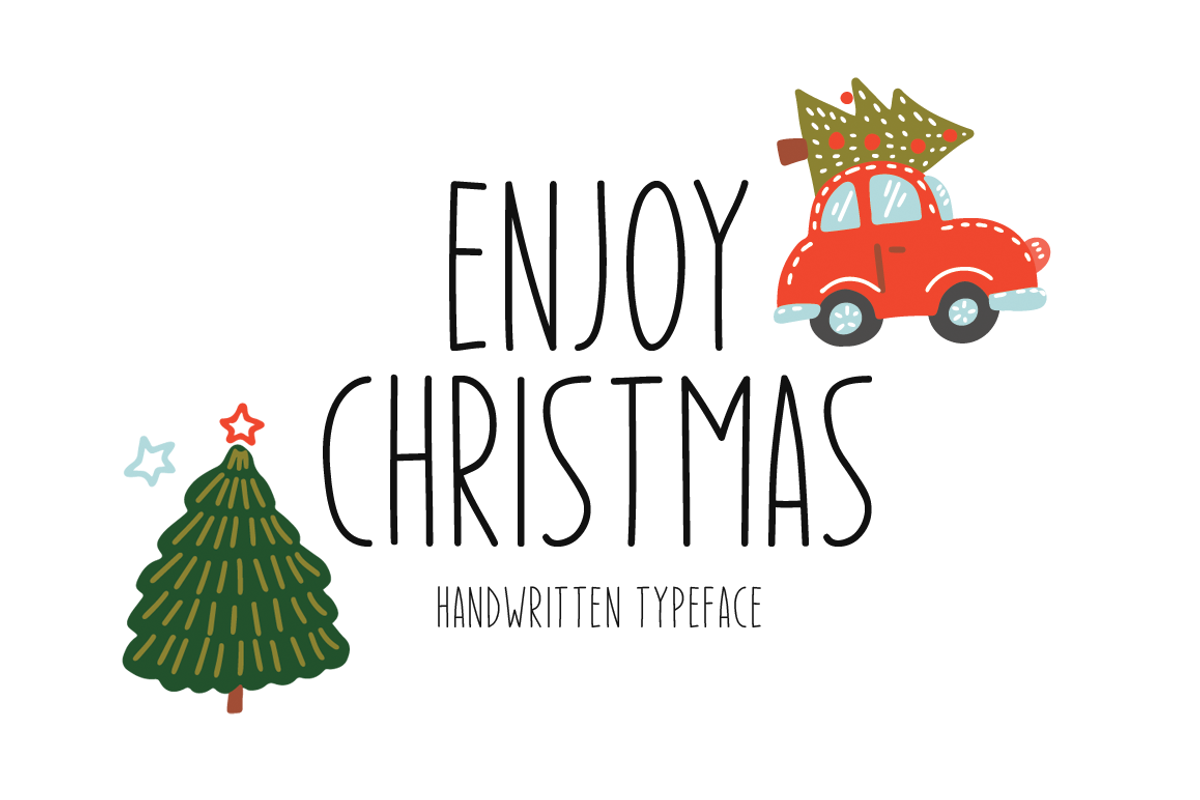 Enjoy Christmas Typeface Free Download Free Download