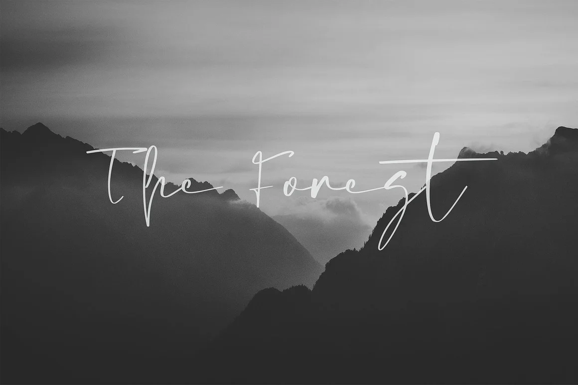 Enkatena Signature Script Font