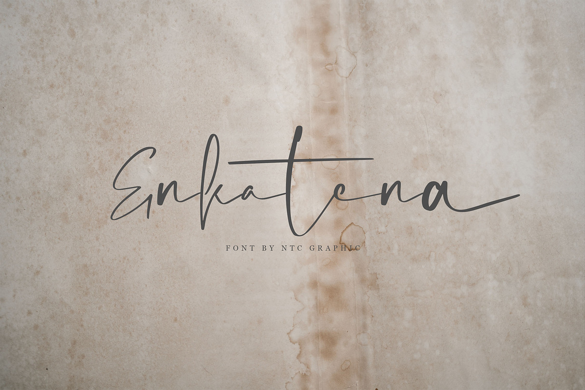 Enkatena Signature Script Font Free Download