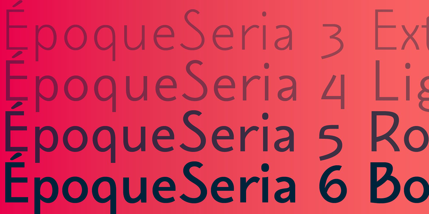 Epoque Seria Font Free Download