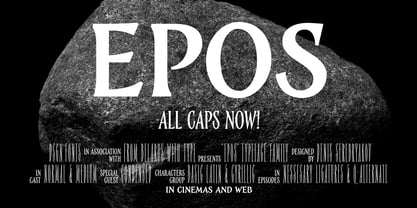 Epos Font Free Download