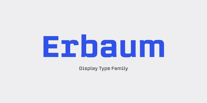 Erbaum Font Free Download