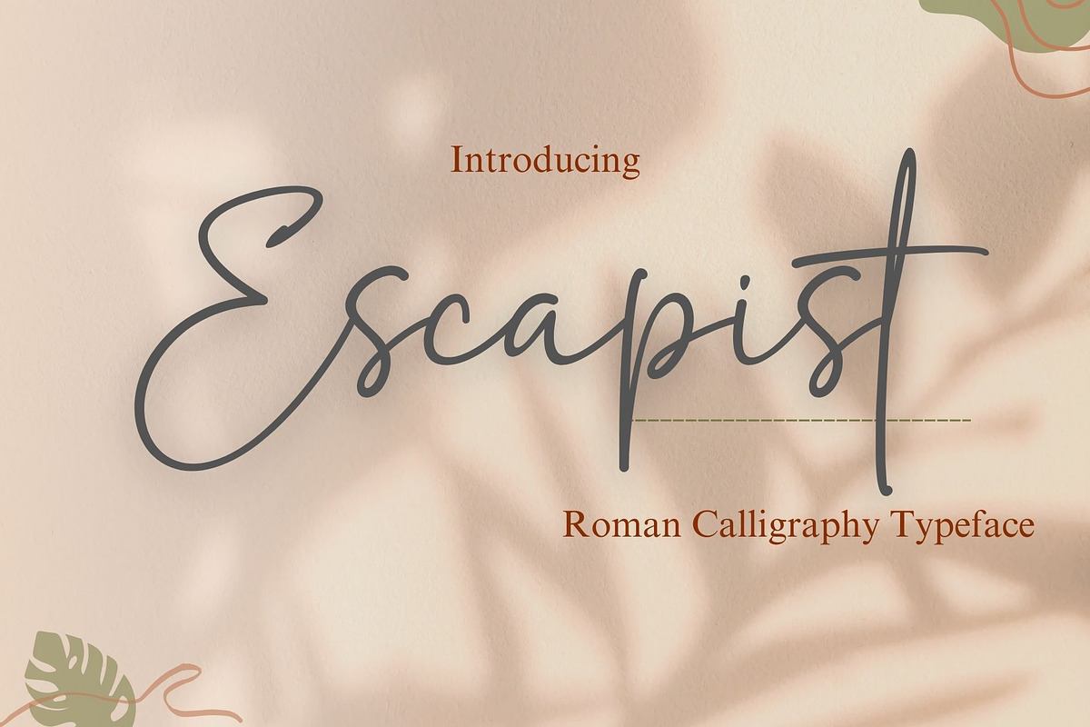 Escapist Roman Typeface Free Download Free Download