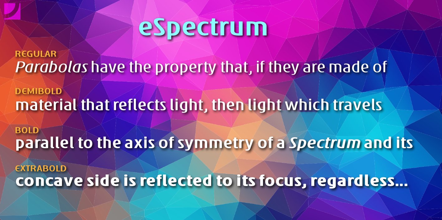 eSpectrum Font Free Download