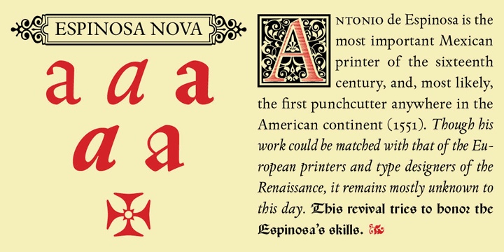 Espinosa Nova Font Free Download