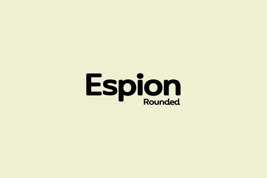 Espion Rounded Font Free Download