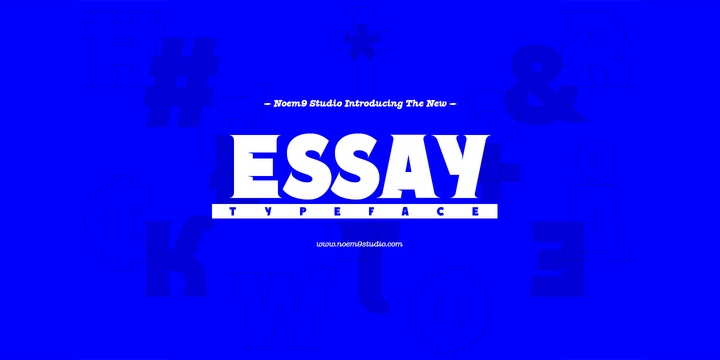 Essay Font Free Download