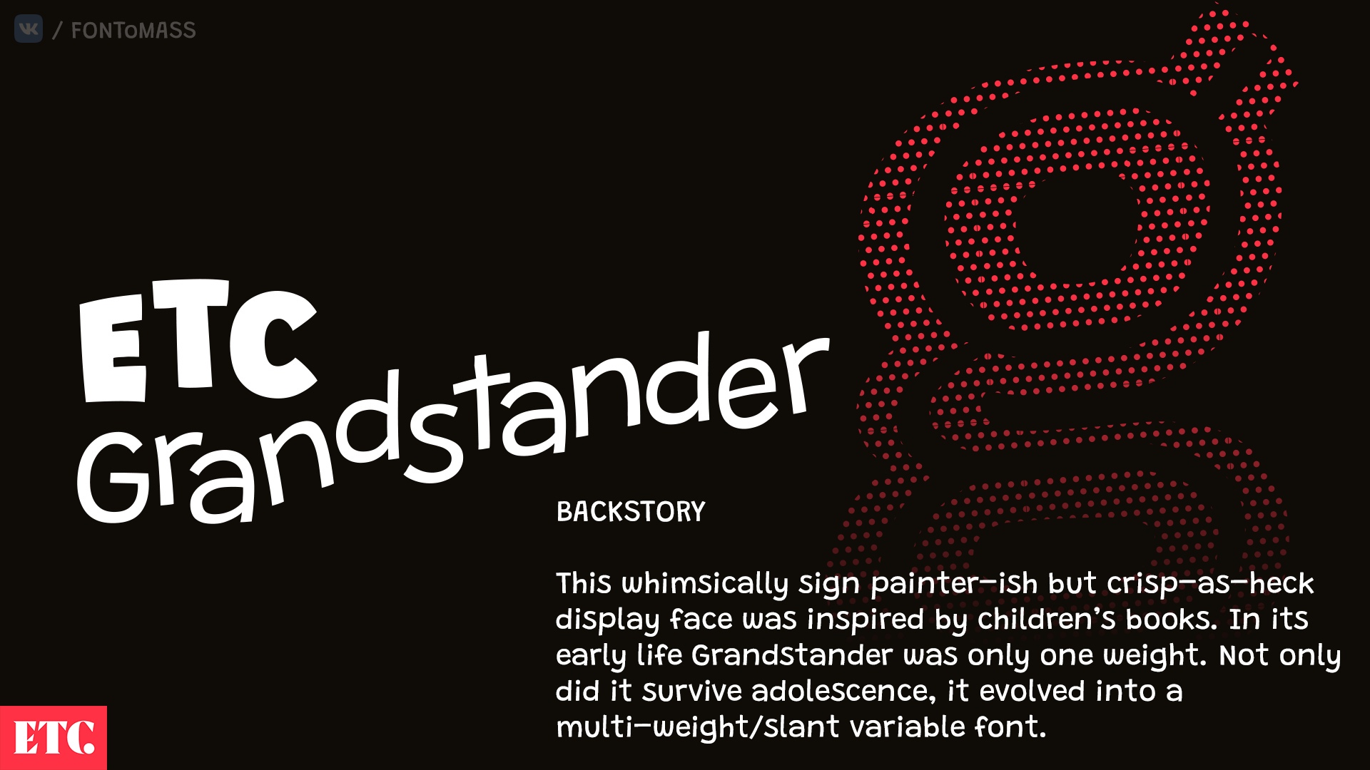 ETC Grandstander Font Free Download