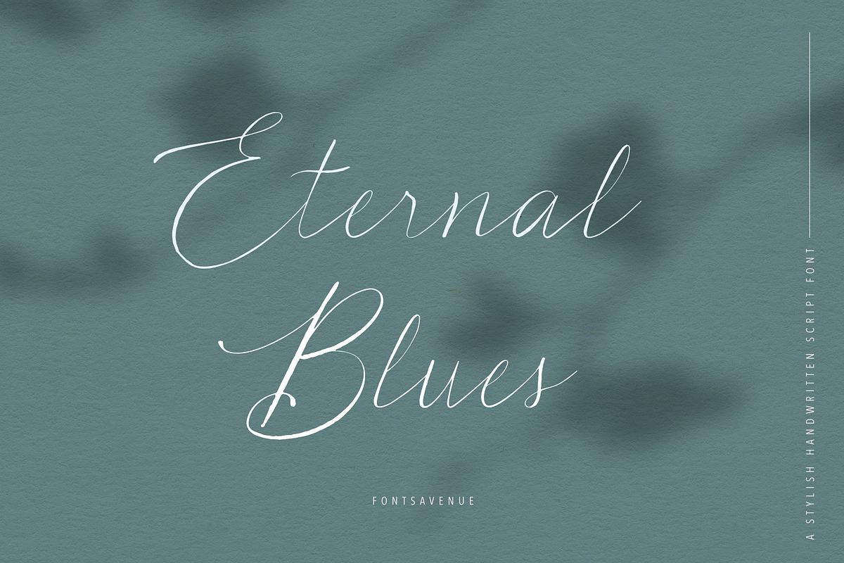 Eternal Blues | Delicate Script Font Free Download Free Download