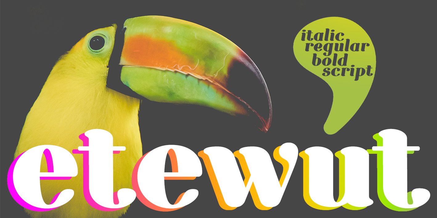 Etewut Serif Font Free Download