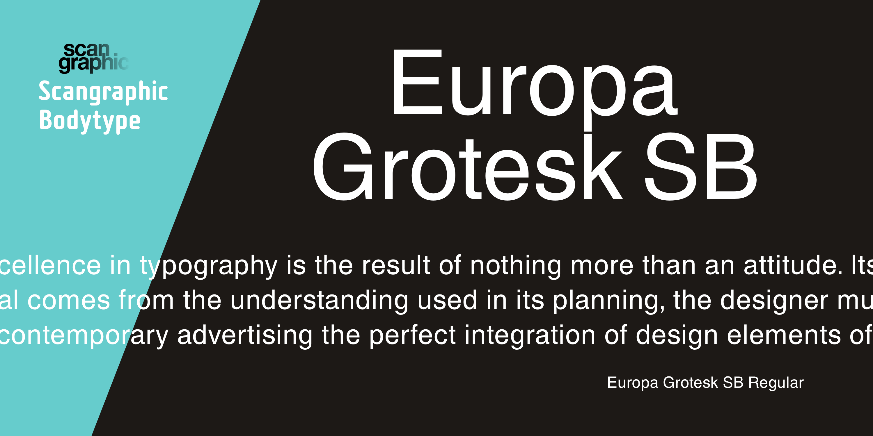 Europa Grotesk SB Free Download Free Download