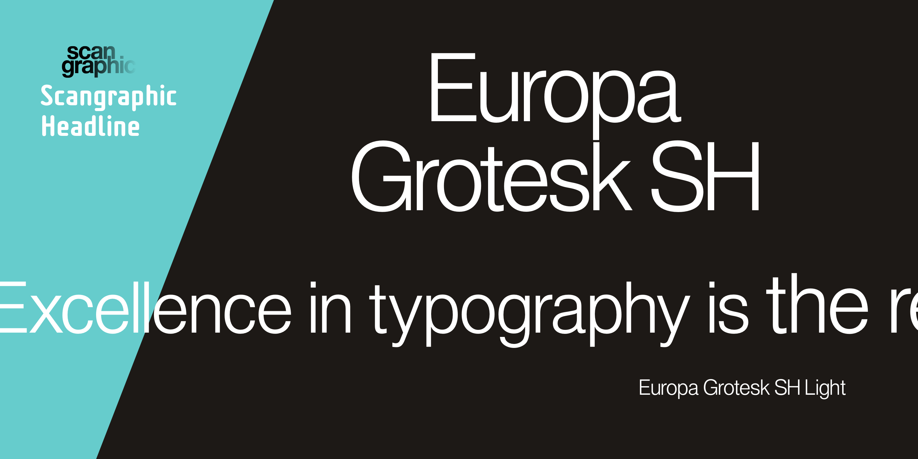 Europa Grotesk SH Free Download Free Download