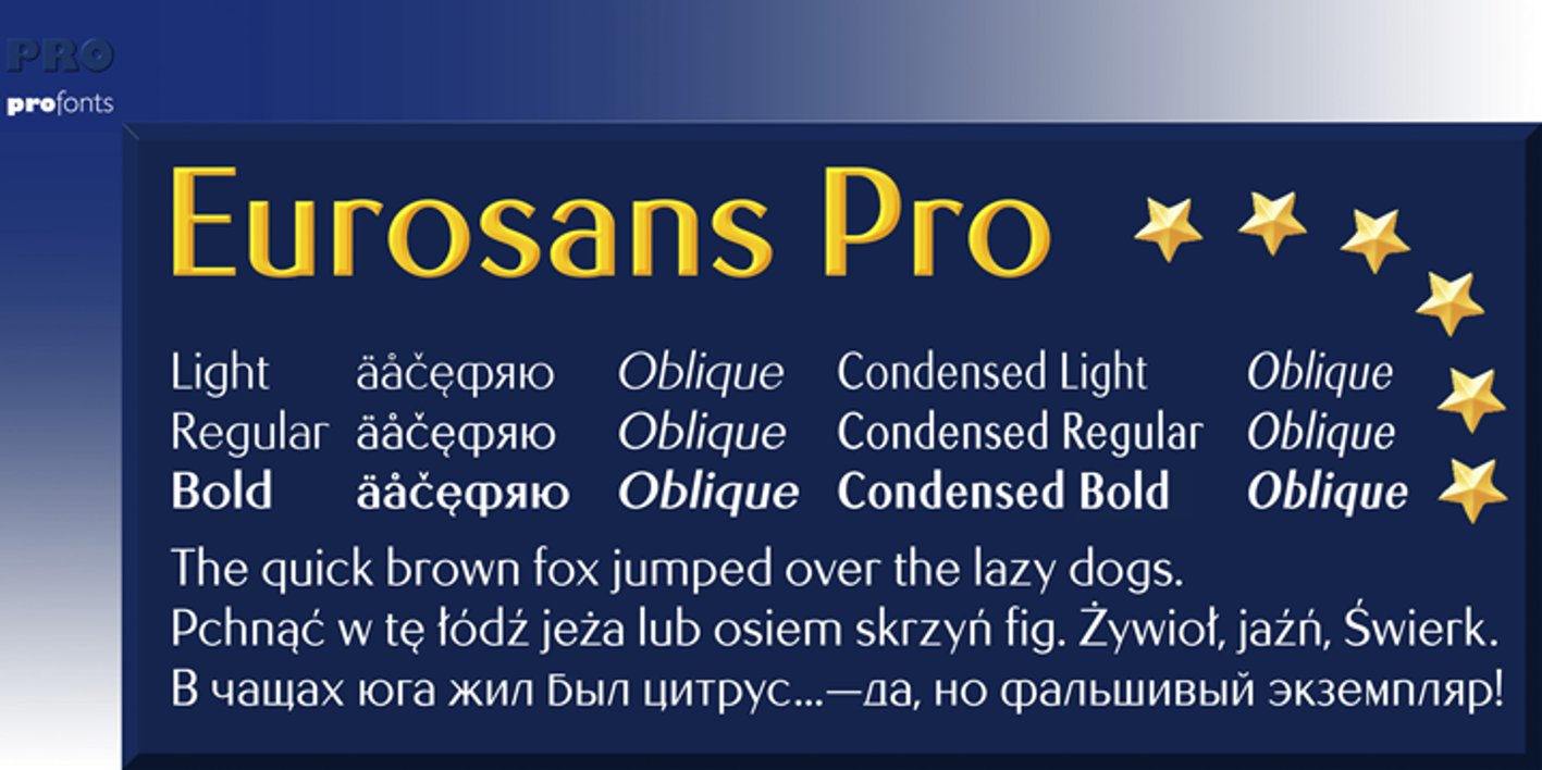 EuroSans Font Free Download