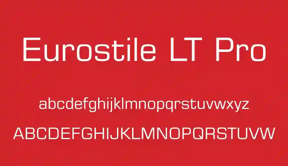 Eurostile LT Free Download Free Download