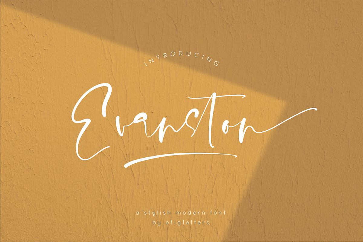 Evanston - Stylish Modern Font Free Download Free Download