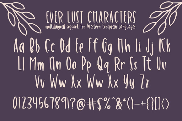 Ever Lust Font Free Download