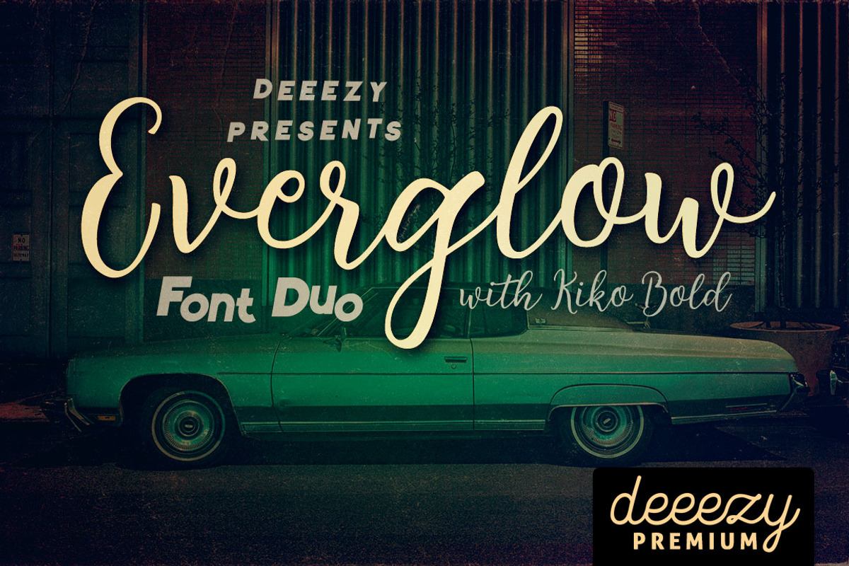 Everglow Script Font Duo Free Download Free Download