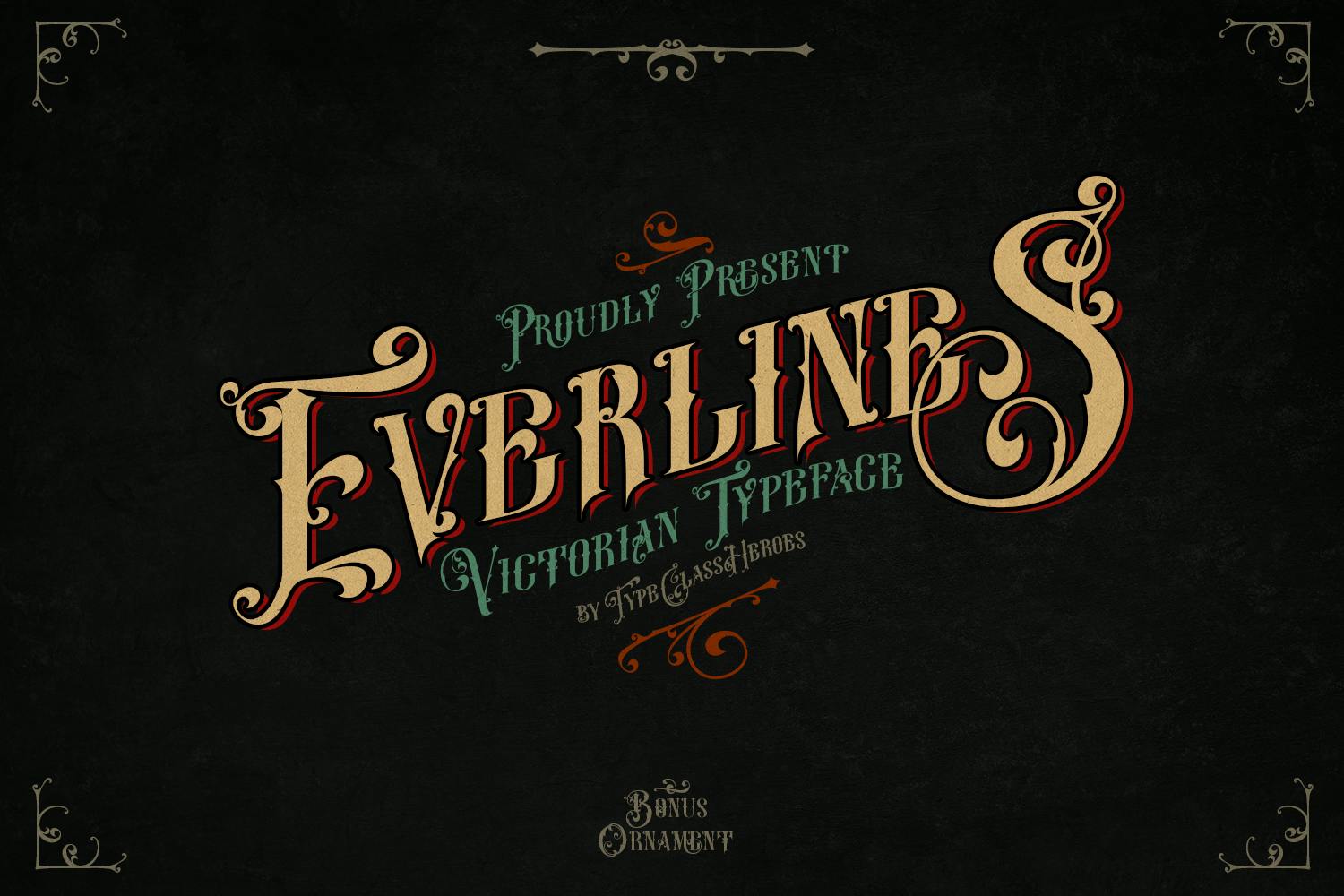 Everlines Victorian Font Free Download