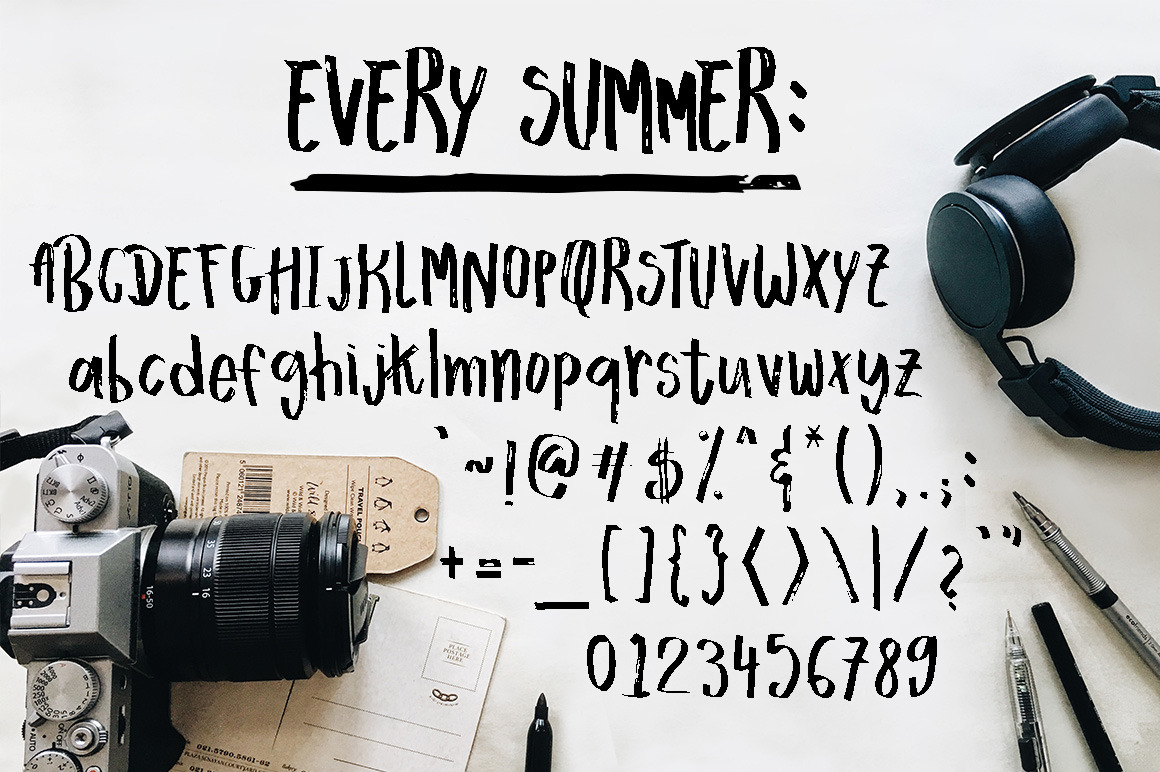 Every Summer Script Font Free Download