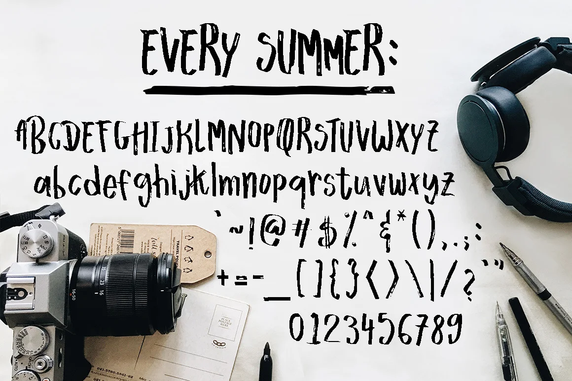 Every Summer Script Font