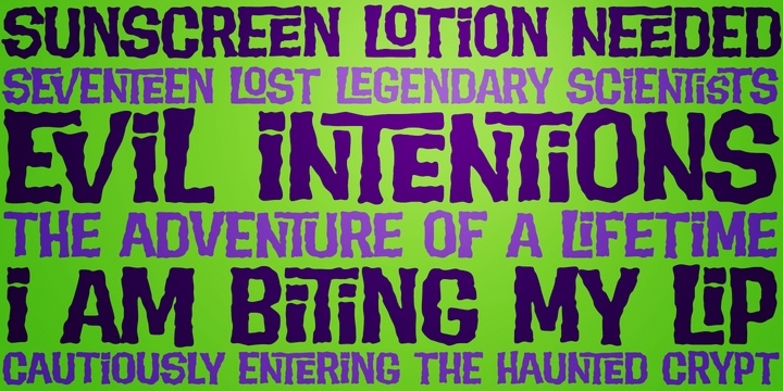 Evil Intentions PB Font Free Download