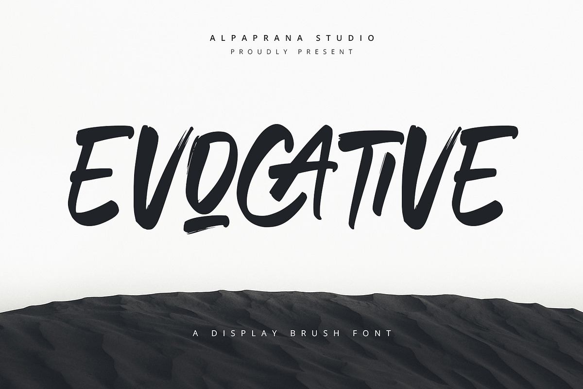 Evocative - Brush Font Free Download Free Download