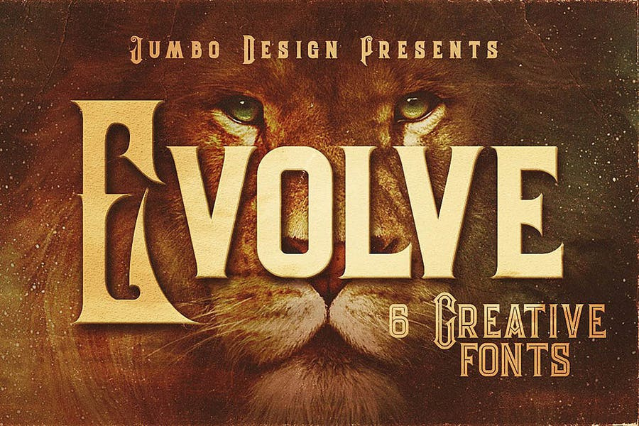 Evolve - Vintage Style Font Free Download