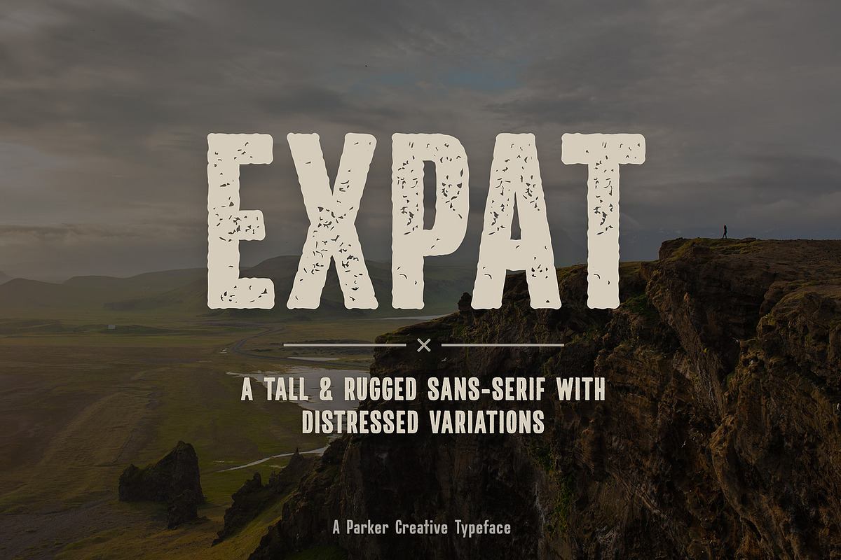 Expat Rugged Adventure Font Free Download Free Download