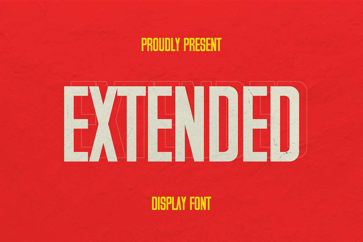 Extended - Tall Sans Serif Font Free Download Free Download