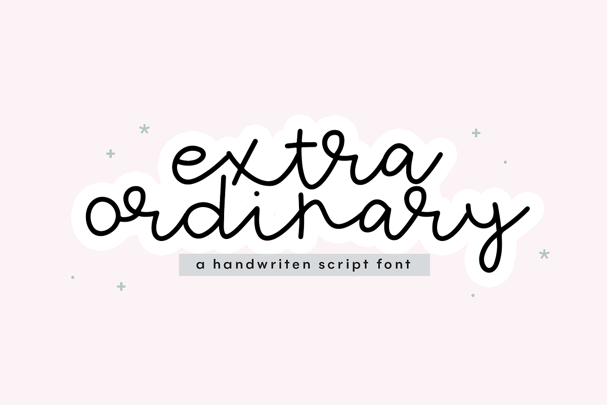 Extraordinary | Script Font Free Download Free Download