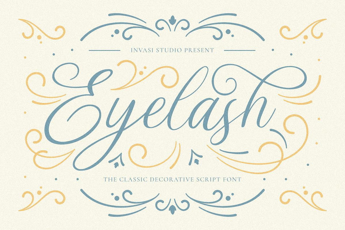 Eyelash - Decorative Script Font Free Download Free Download