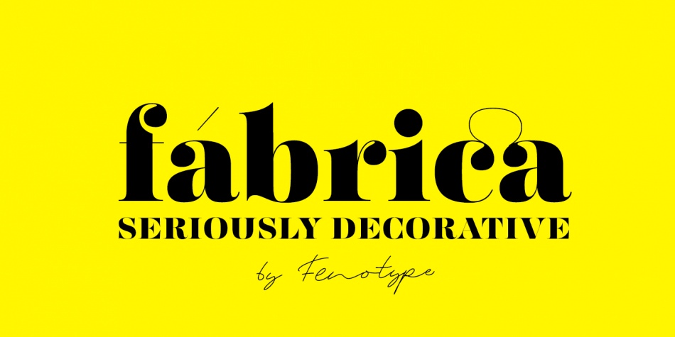 Fabrica Font Free Download