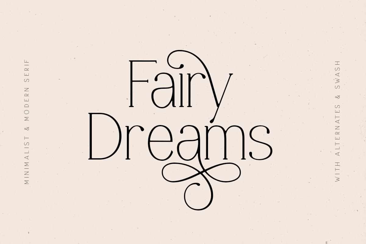 Fairy Dreams - Minimalist Serif Free Download Free Download