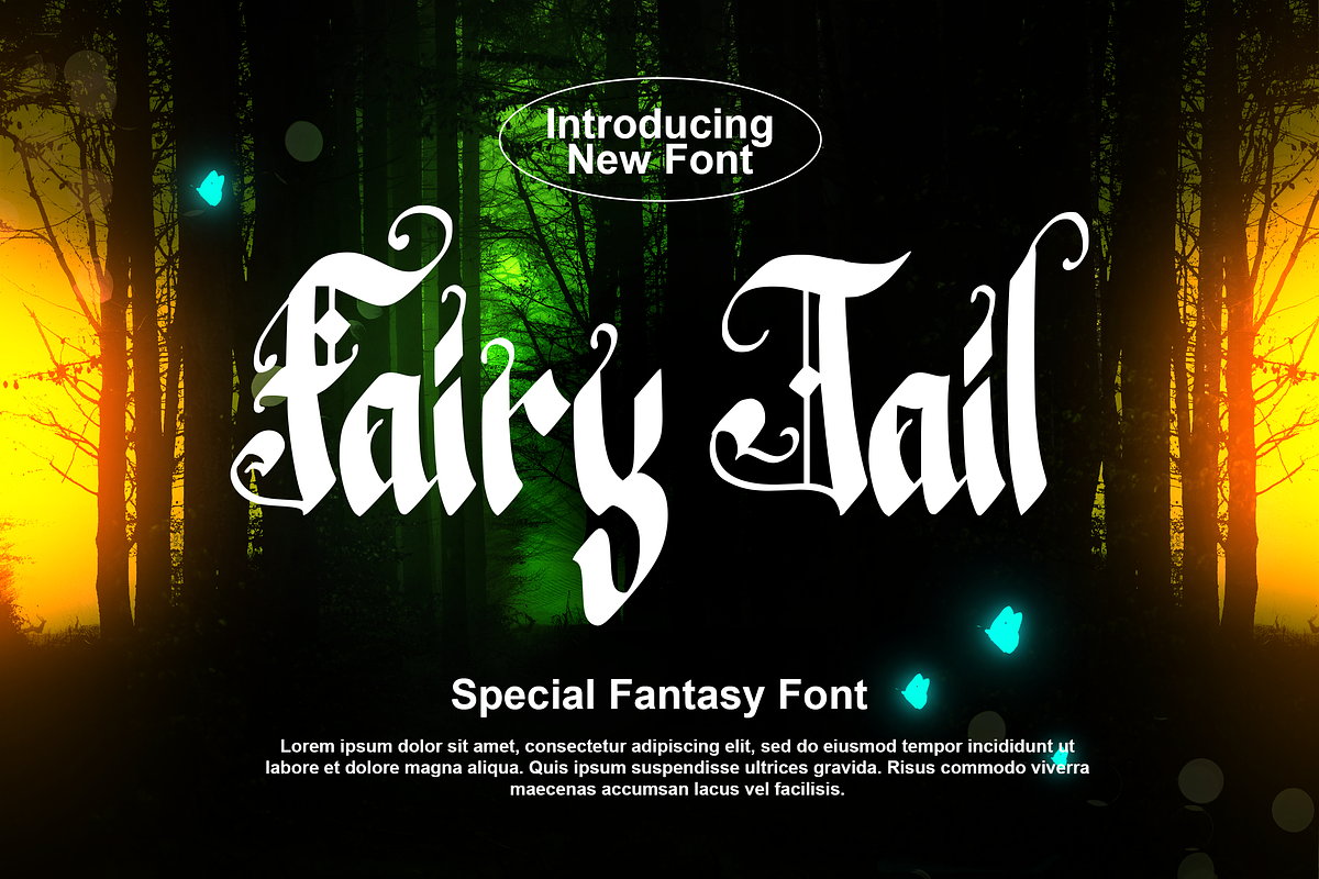 Fairy Tail - Special Fantasy Font Free Download Free Download