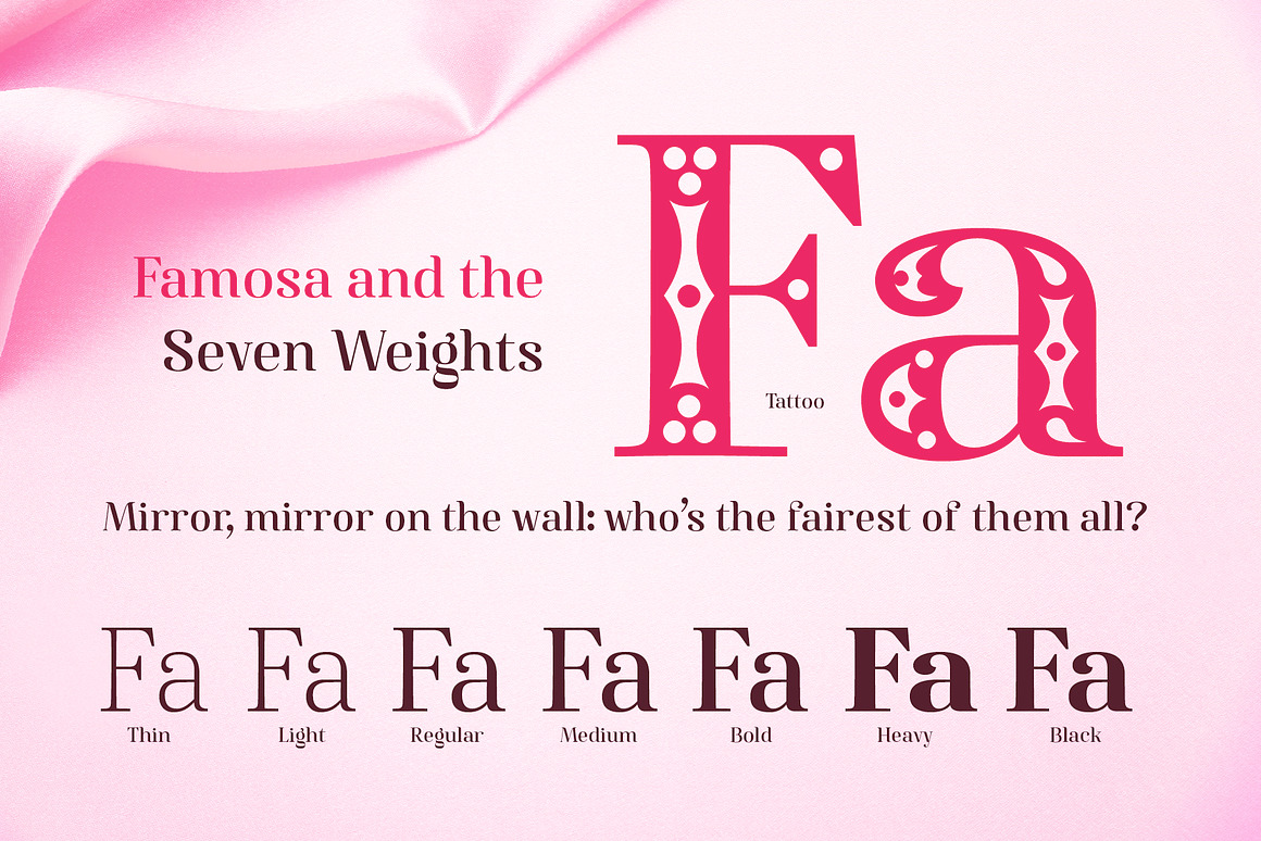 Famosa - Font Family Free Download