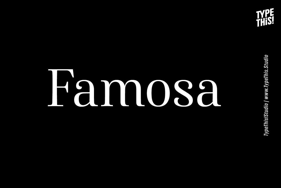 Famosa - Font Family Free Download