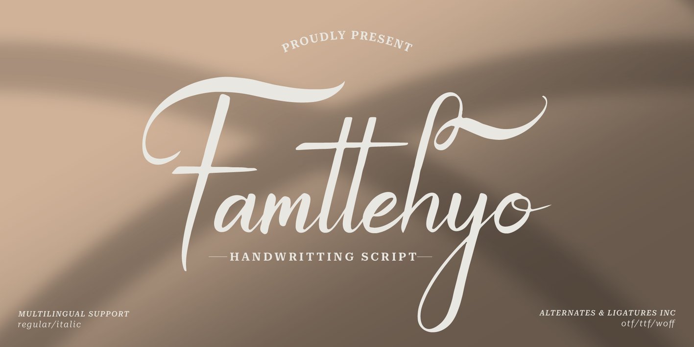 Famtehyo Font Free Download