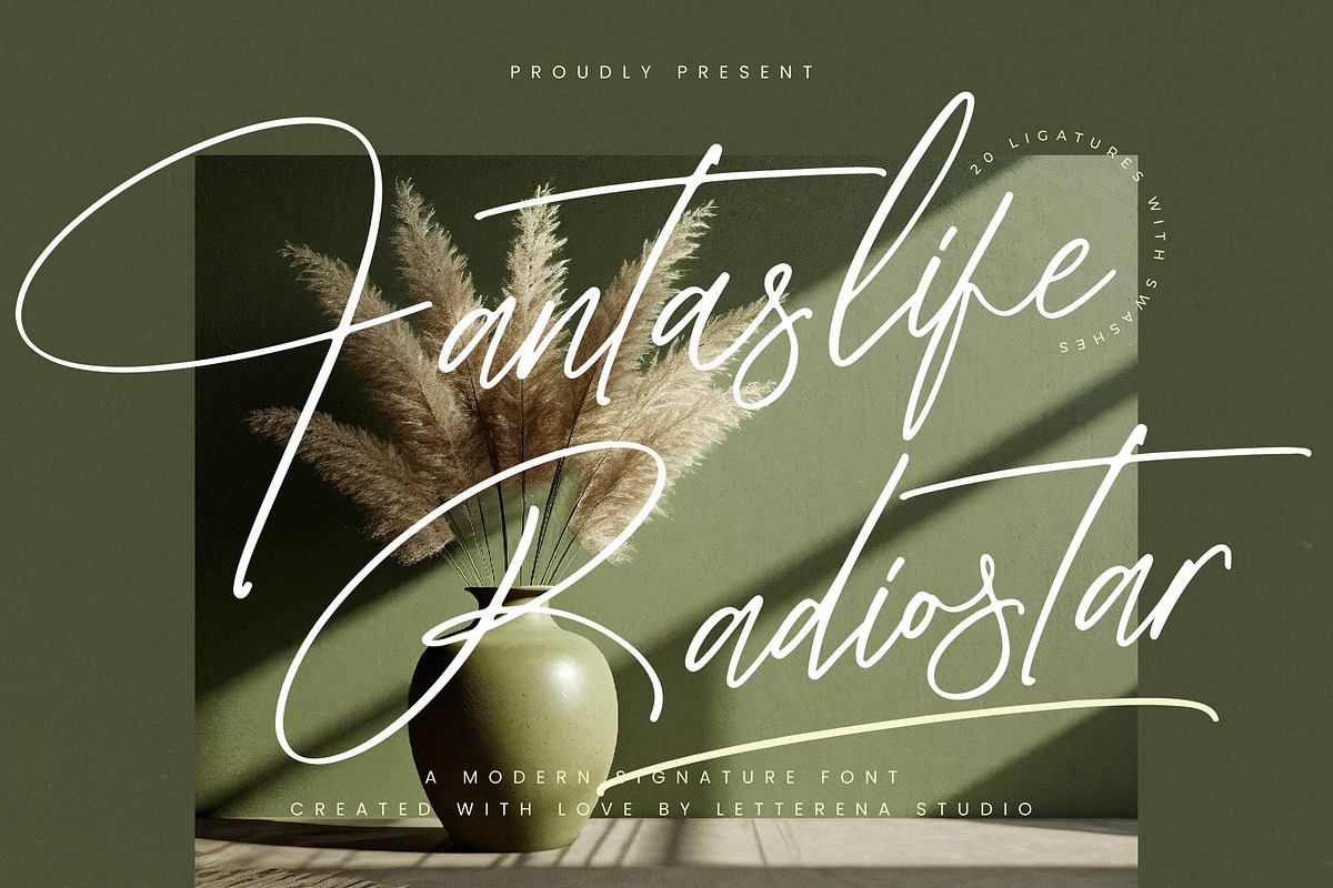 Fantaslife Radiostar Signature Font Free Download Free Download